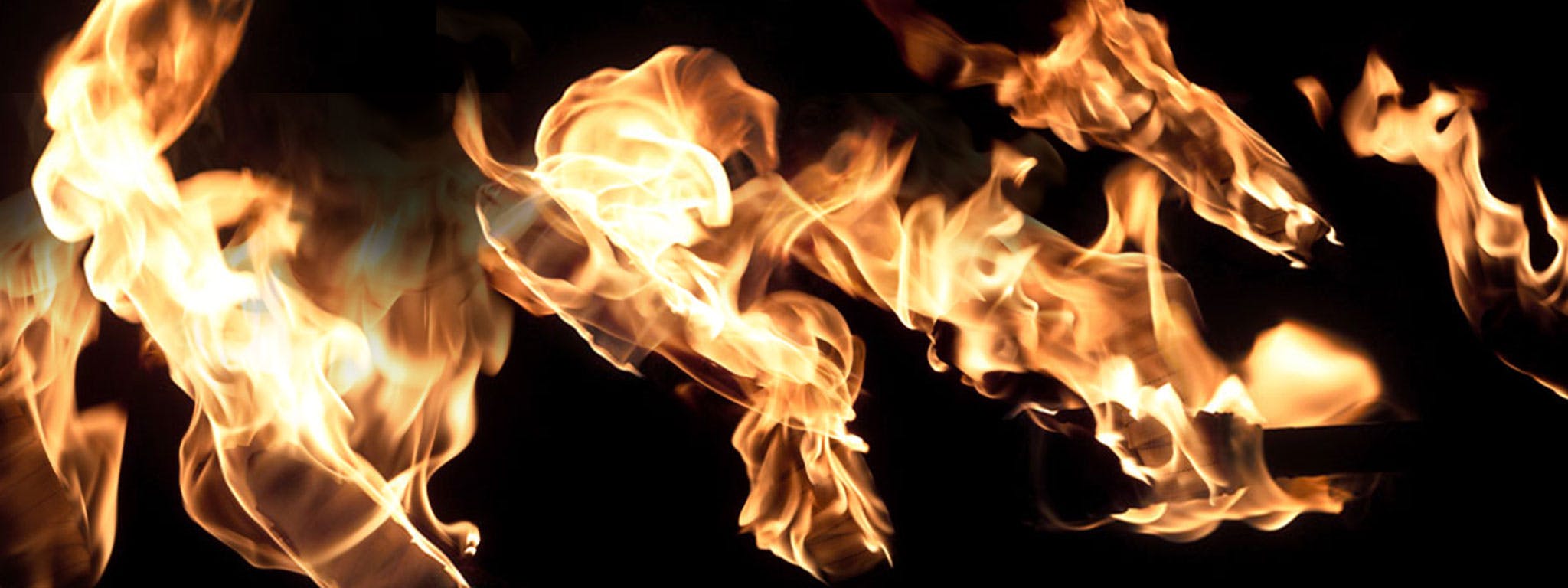 8K Fire Torch VFX Stock Footage