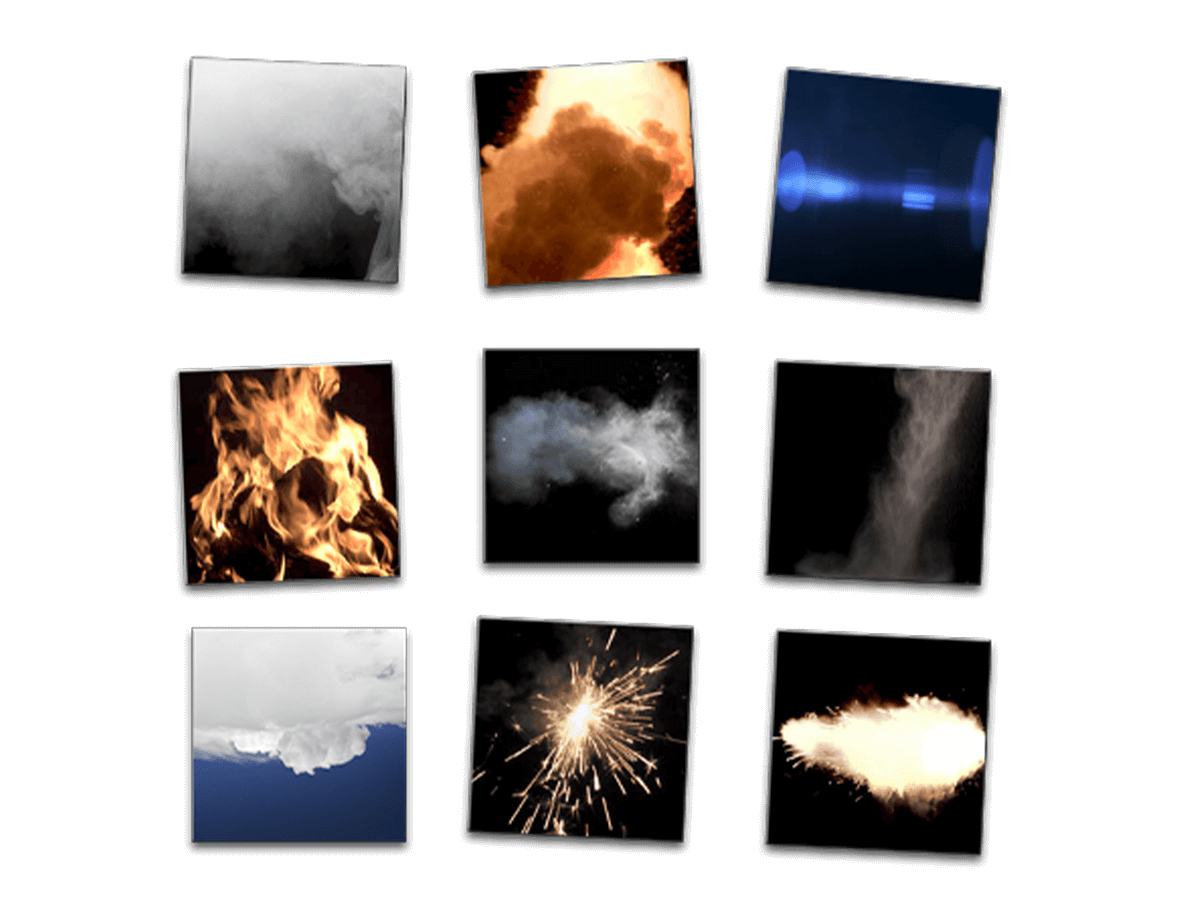 a grid of 9 overlay images