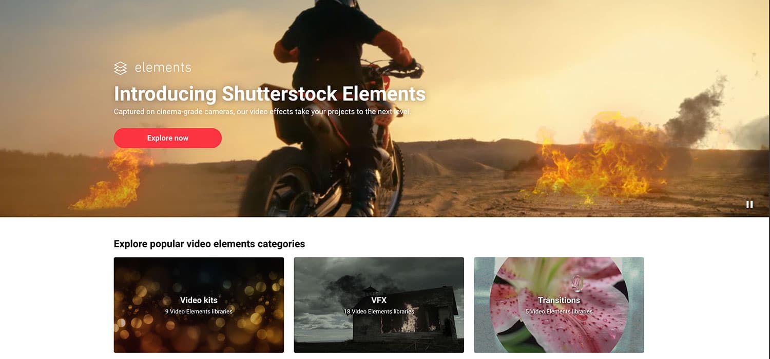 Shutterstock website