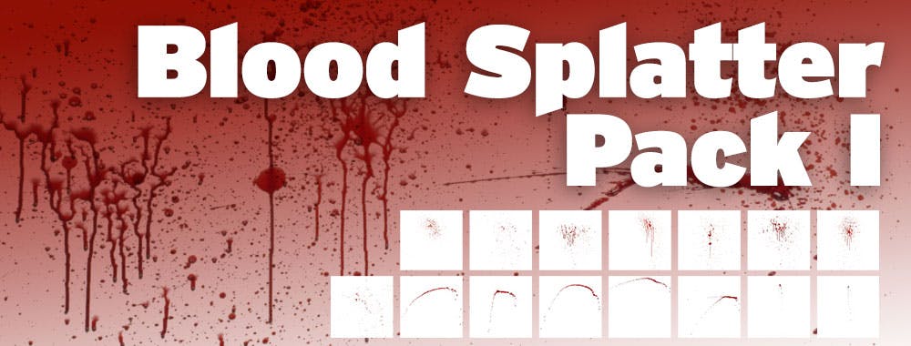 Download blood splatter VFX assets