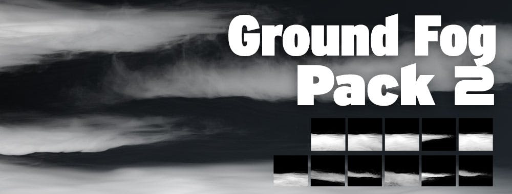 8K ground fog video assets for Nuke