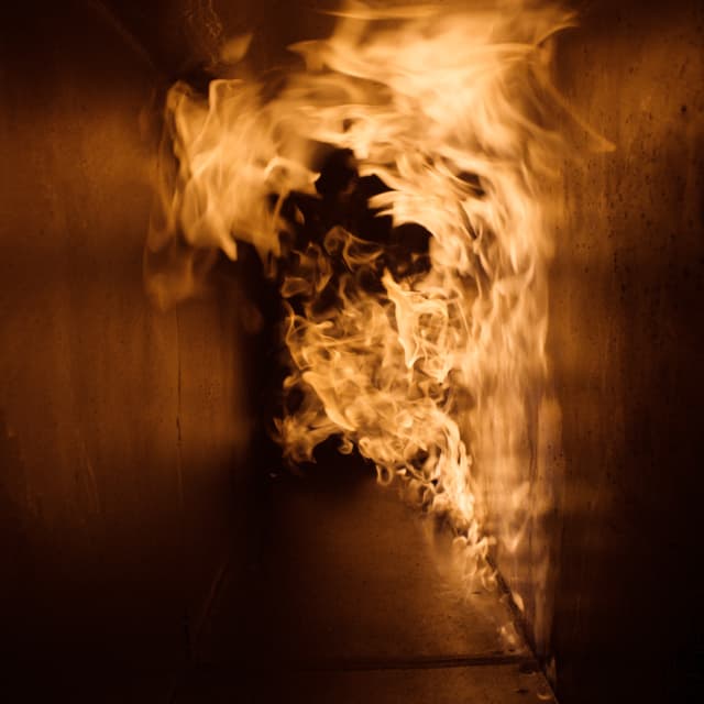 Hallway Fire - 025